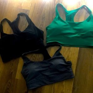 Bundle of three Dip brand sports bras